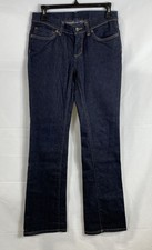 Patagonia Women's Blue Dark Wash Organic Cotton Straight Leg Jeans Size 26