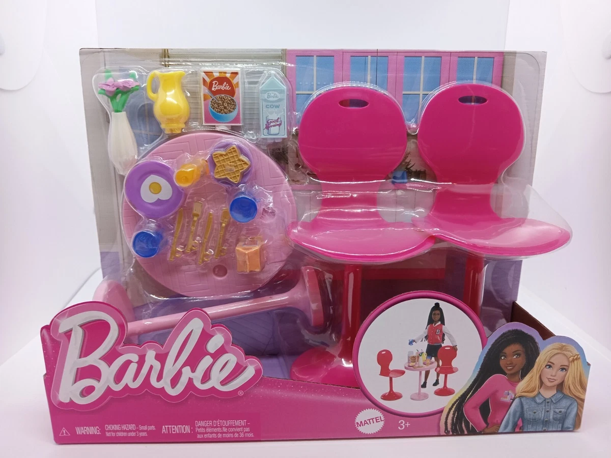 NEW Barbie Accessories, Doll House Furniture, Breakfast Story Starter 2023