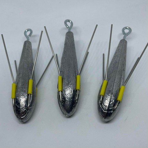 10 GRIP SEA FISHING LEAD WEIGHTS BREAKAWAY GRIPPER ALL SIZES 3 4 5 6