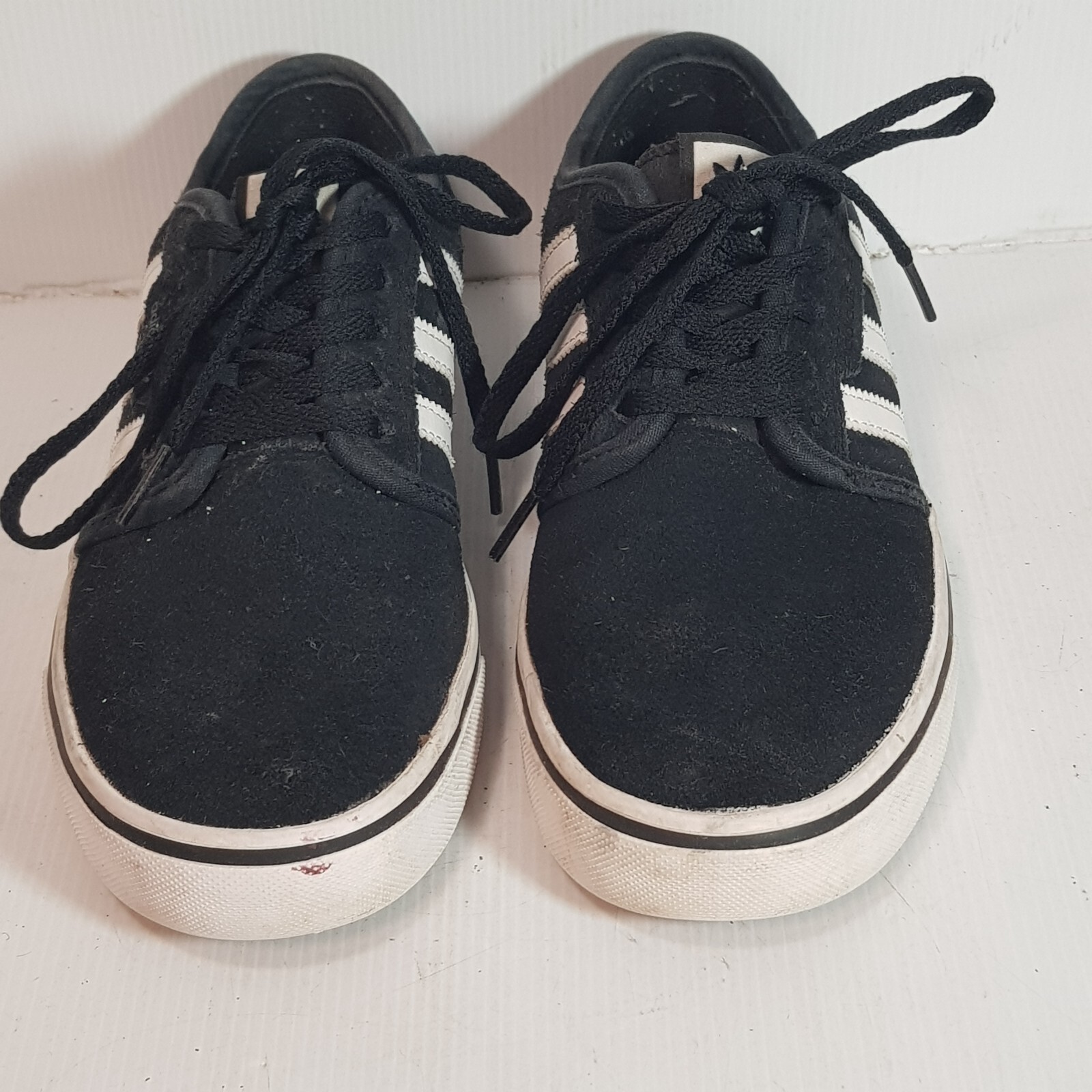 Adidas La Marque Black Canvas Tennis Shoes Mens Size 6