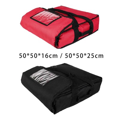 Sac De Livraison De Pizza, 40,6 Cm, Sac De Livraison De Nourriture, Sac Isotherme En Feuille D'aluminium, Sac Pliable Pour Repas à Emporter, Sac Isotherme Pour Pique-nique, Sac Isotherme Réutilisable