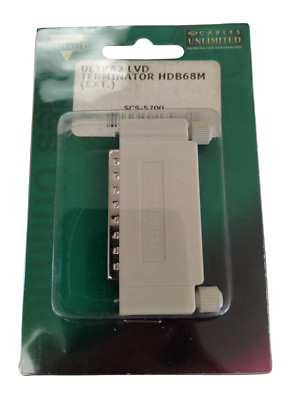SCSI Ultra 2 HDB68 Male LVD Terminator SCS-5700