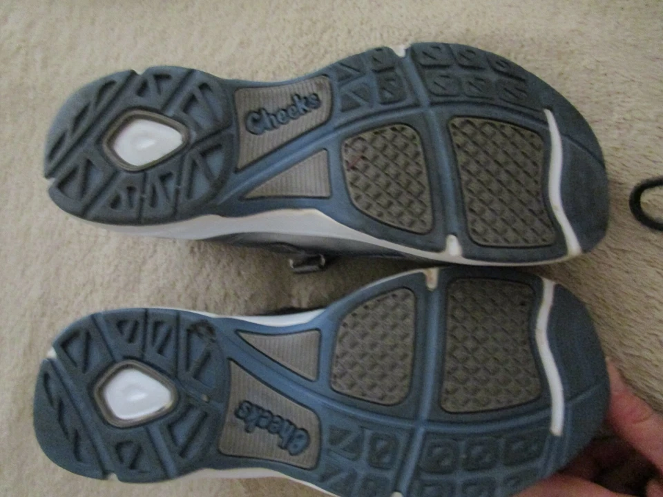 Toni Little Cheek Fit Workout Mary Jane Tennis Shoes Blue Gray  - Image 4 of 4