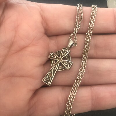 VINTAGE necklace cross 925 Italy Vintage アクセサリー CROSS Untold-truth-ecom – SILVER IN NECKLACE GEMSTONE アクセサリー