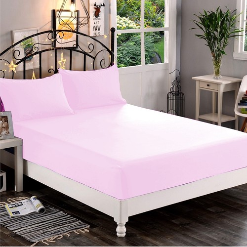 Coziest Egyptian Cotton 1000TC Fitted Sheet+2 Pillow Case AU Emperor All Solid - Picture 69 of 130