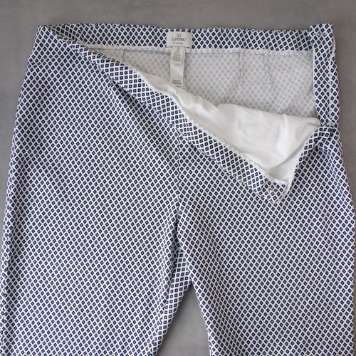 Chicos Pants Womens 3 So Slimming Blue Pockets - Picture 9 of 11