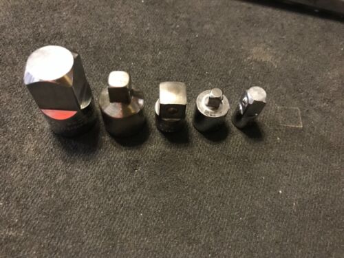 5 Piece Proto Professional Tools 1/4", 3/8", 1/2", 3/4" Socket Adapter Set - Picture 3 of 4