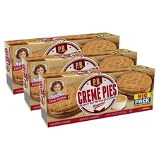 Little Debbie Peanut Butter Creme Pies 18.39 Oz (3 Boxes)