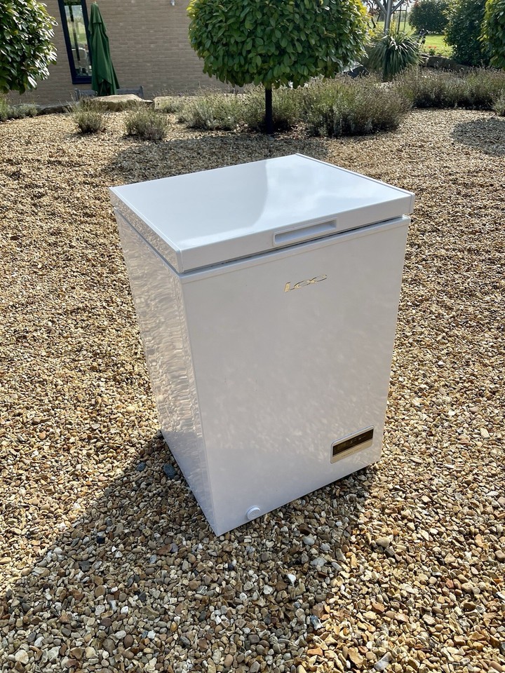 LEC CF100LW MK 2, 98 Litre Freestanding Chest Freezer In White eBay