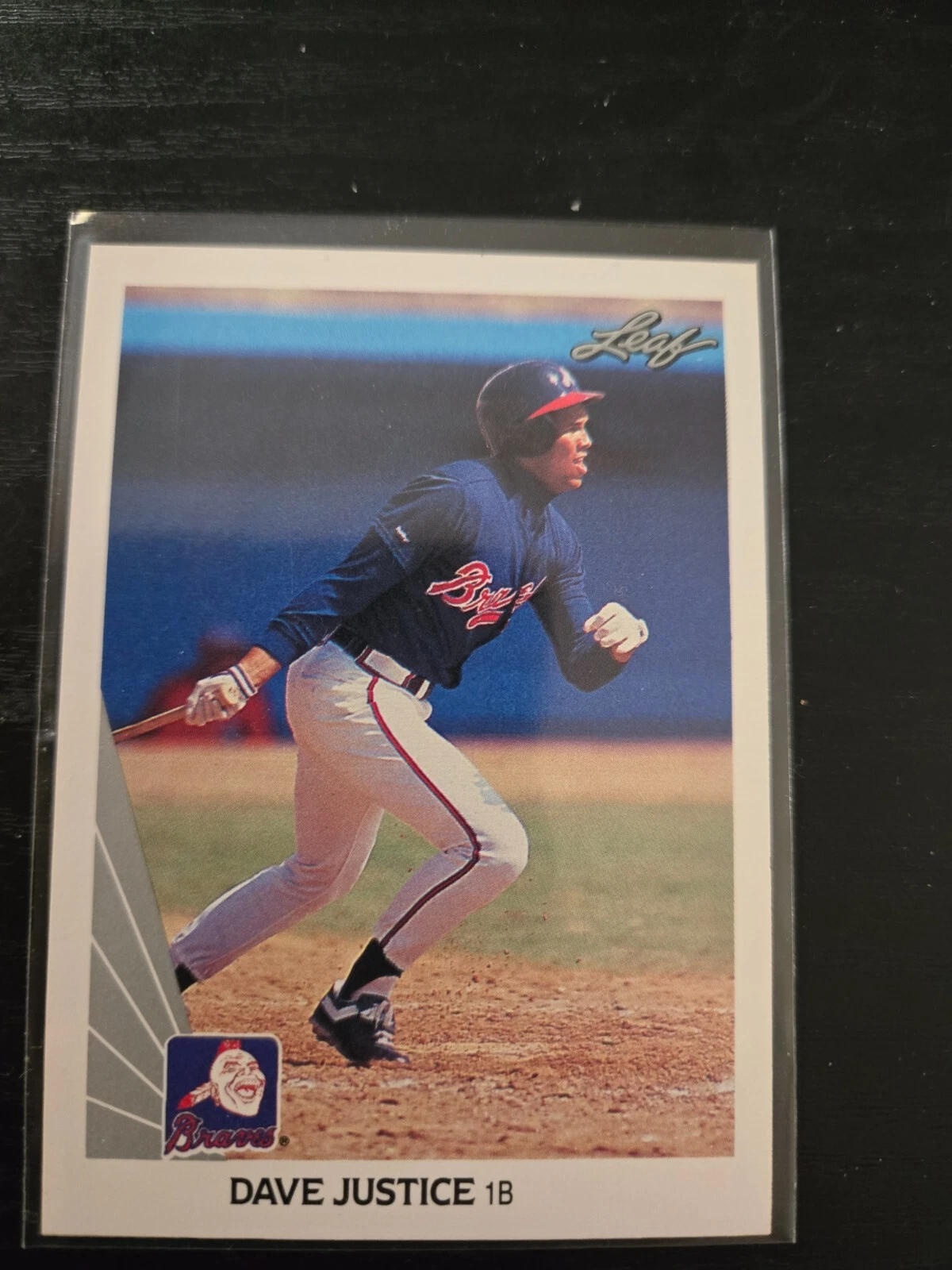 Dave Justice trading card