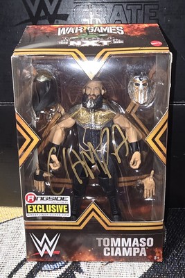 WWE ELITE TOMMASO CIAMPA RINGSIDE EXCLUSIVE MATTEL 2021 NXT Autographed Signed