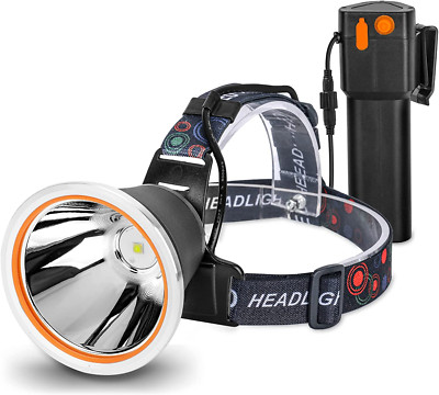 High Power LED Headlamp Separation Design Outdoor Head Lamps Waterproof&Recharge