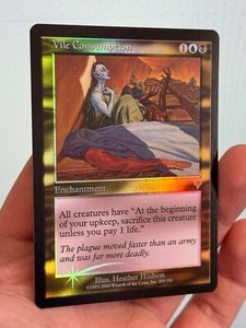 1X FOIL Vile Consumption NM MTG Magic INV Invasion Rare Commander Rare EDH