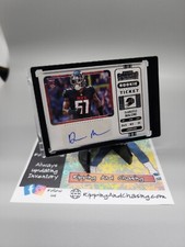 2022 Contenders DeAngelo Malone Rookie Ticket Variation Auto RC #187 Falcons