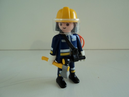 Set Playmobil Vintage Pompier 4675 – City Life 2008, Complet Avec Véhicule, Caserne Et Personnages