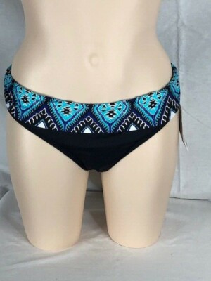 Women's NWT Kenneth Cole Reaction Bikini Bottom Ocean Multi