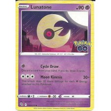 034/078 Lunatone : Uncommon Card : Pokemon GO Trading Card Game TCG SWSH10.5