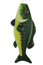 In the Breeze 5115   Bass Fish Windsock-Hanging Outdoor Decoration, 48"