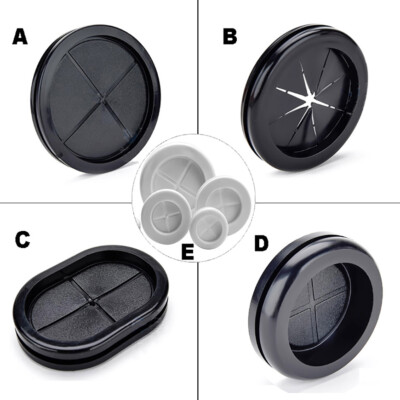 Rubber Wiring Grommet Blanking Open/Closed For Cable Protect - Various Types
