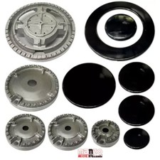 Kit 5 bruciatori + piattelli spartifiamma cucina a gas Franke