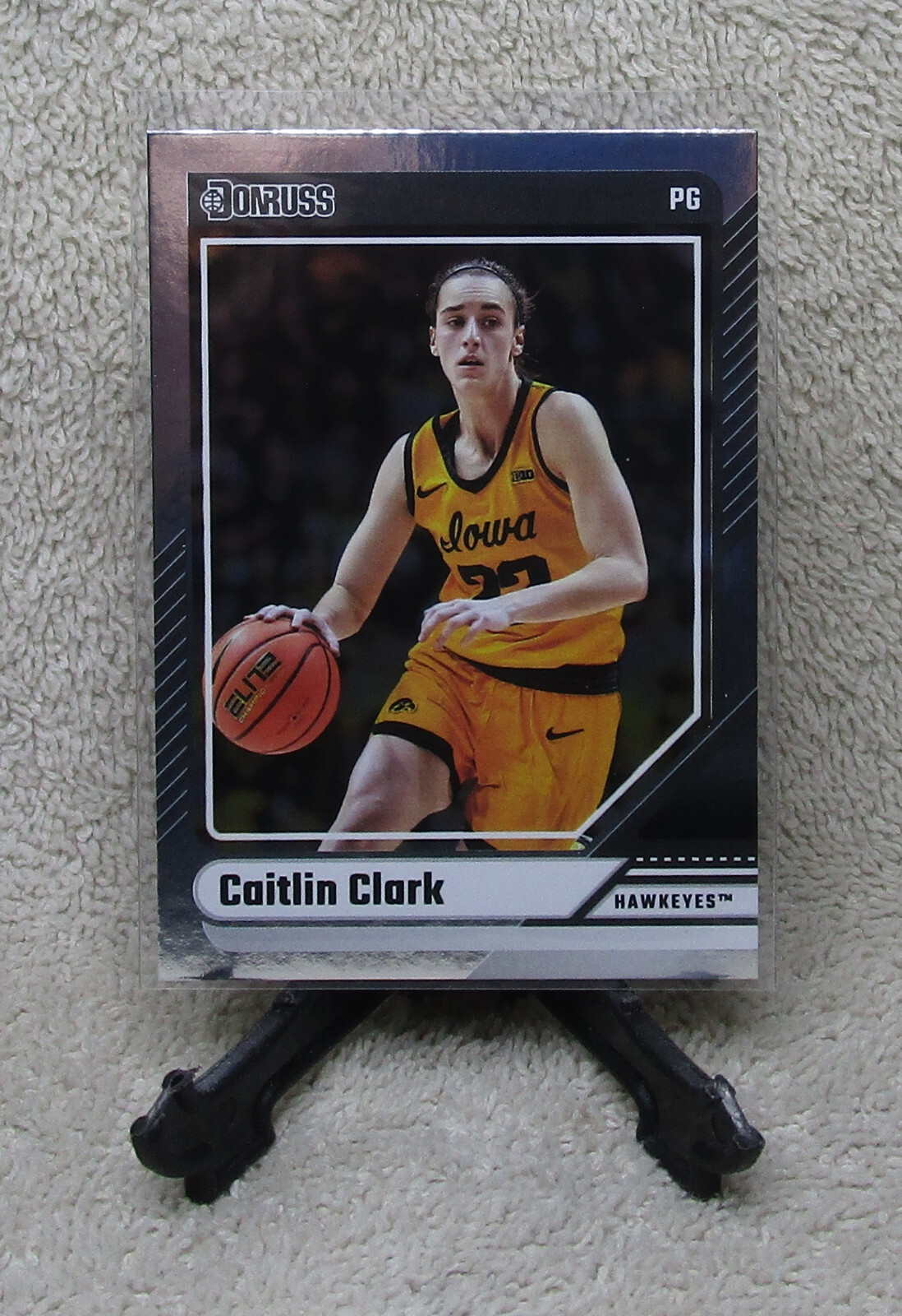 2024 Donruss METALIZED CAITLIN CLARK Collection Rookie Card #4 IOWA/FEVER