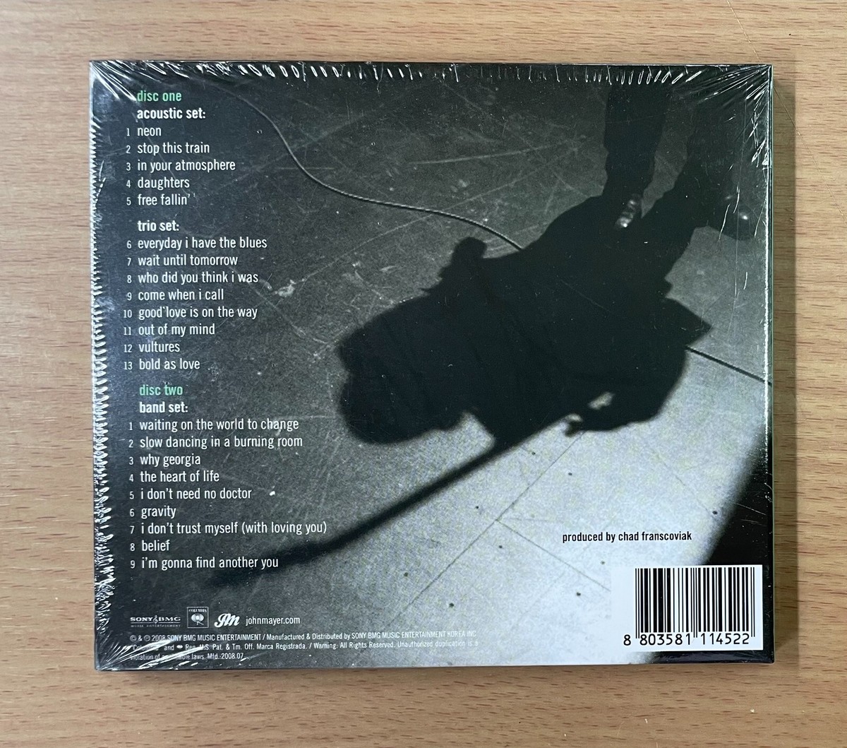 Jobe Mayer as/is ジョンメイヤー Jobe Mayer as/is ジョンメイヤー John Mayer – As/Is – 2 x CD