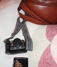 Vintage 1980 Camera Pentax ME Super 35mm Strap  Carrying Case  Original Manual