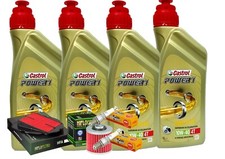 TAGLIANDO YAMAHA TDM 900 2002 2014 CON SENZA ABS  CASTROL 10W40 FILTRI E CANDELE