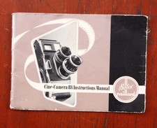 BOLEX CINE-CAMERA B8 INSTRUCTION BOOK/210563