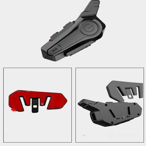 Motorcycle Headset Helmet Intercom Headset with CVC Noise Cancellation Stereo - Photo 3 sur 4