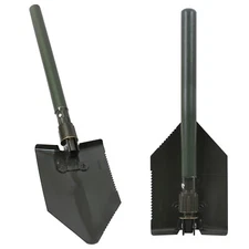 Rothco G.I. Type Folding Shovel - Olive Drab Foldable Steel Shovel w Wood Handle