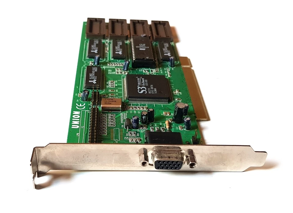 S3 Virge/DX PCI video card 2MB 86C375 VGA Vintage PC RETROGAMING Win95 Win98 - Image 2 of 4