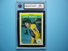 1982/83 O-PEE-CHEE NHL HOCKEY CARD #158 LARRY MURPHY KSA 10 GEM MINT SHARP+ OPC