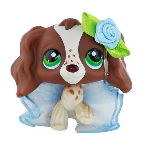 Littlest Pet Shop LPS Cocker Spaniel Dog 156 with LPS Accessories eBay