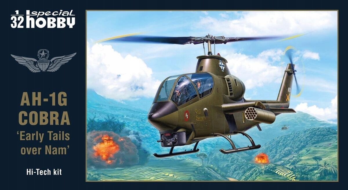 スペシャルホビー 1/32 　AH-1G コブラ 　 SH32082 AH-1G Cobra 'Early Tails over Nam' Special Hobby SH32082 1/32