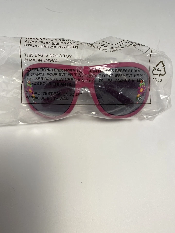 NWT Gymboree Girls Sz 4& Up WILD FOR ZEBRA Purple Sunglasses  - Image 4 of 4