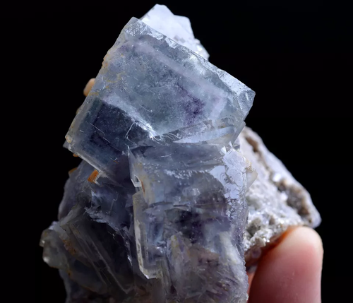 138g Natural Phantom Window Purple Fluorite Mineral Specimen/ Yaogangxian China - Picture 4 of 7