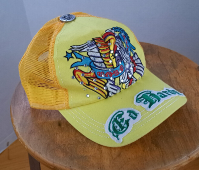 Don Ed Hardy embroidered studded baseball trucker hat cap $_57.PNG?set_id=880000500F main image 2