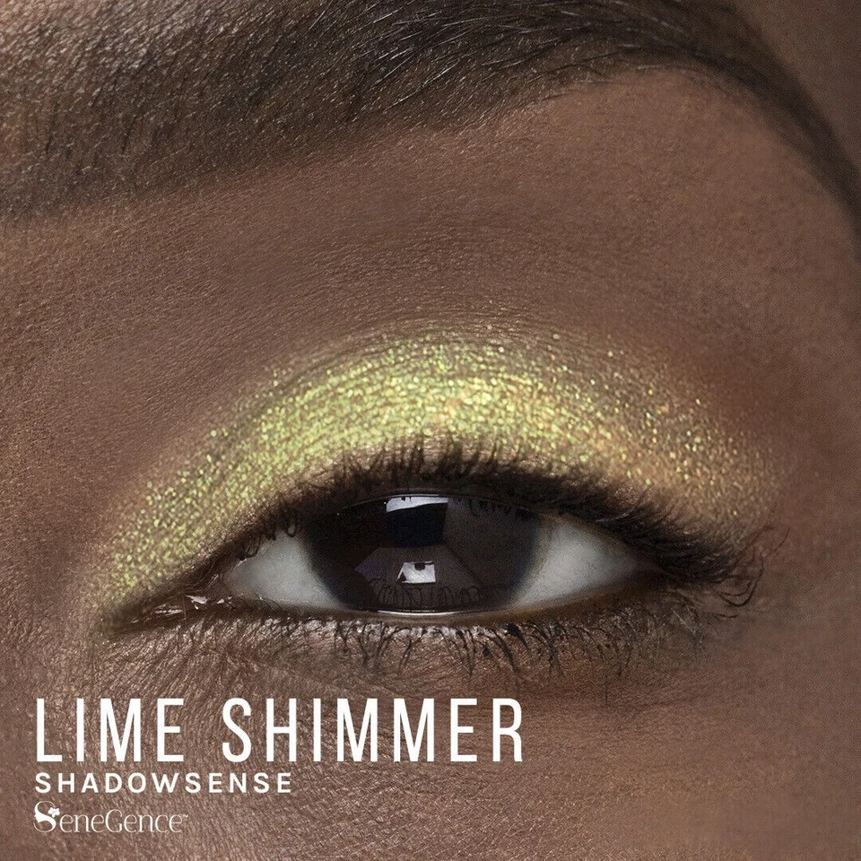 Lime Shimmer ShadowSense duo-chrome beige to lime green eyeshadow New sealed - Image 4 of 4
