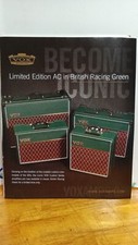 VOX LIMITED EDITION GUITAR AMPLIFIERS BRITISH RACING GREEN PRINT AD 11 X 8.5 P3
