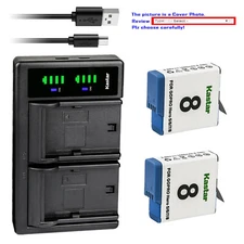 Kastar Battery LTD2 USB Charger for GoPro AHDBT-801 AJBAT-001 GoPro HERO 8 7 6 5