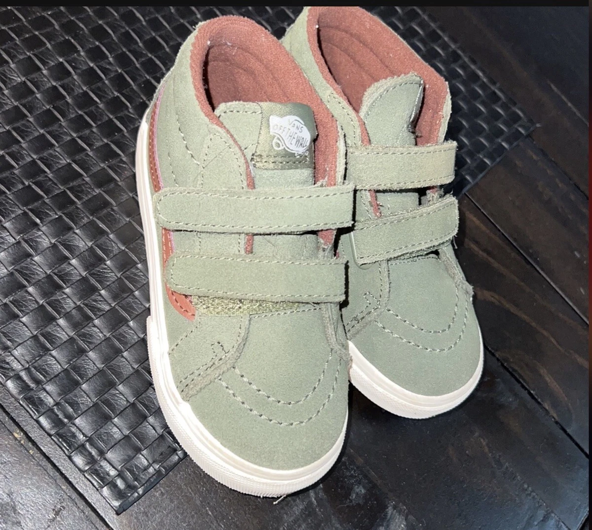 Olive green 2025 vans toddler