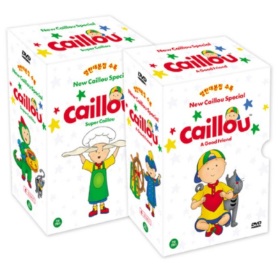 Caillou カイユ16再+dvd&Audio cd New Caillou Special Full Set DVD CD Song Audio Booklets Set Kid
