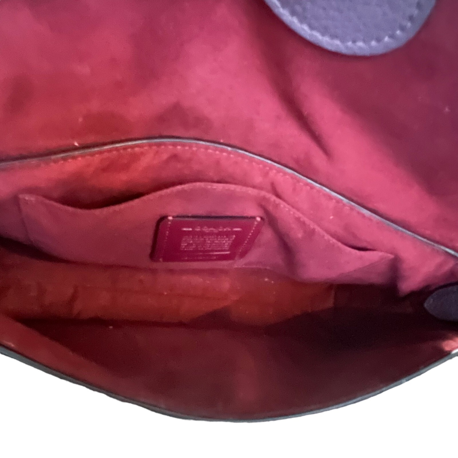 Coach Jade Crossbody Bag Purple Lavender Suede 91027 Gem