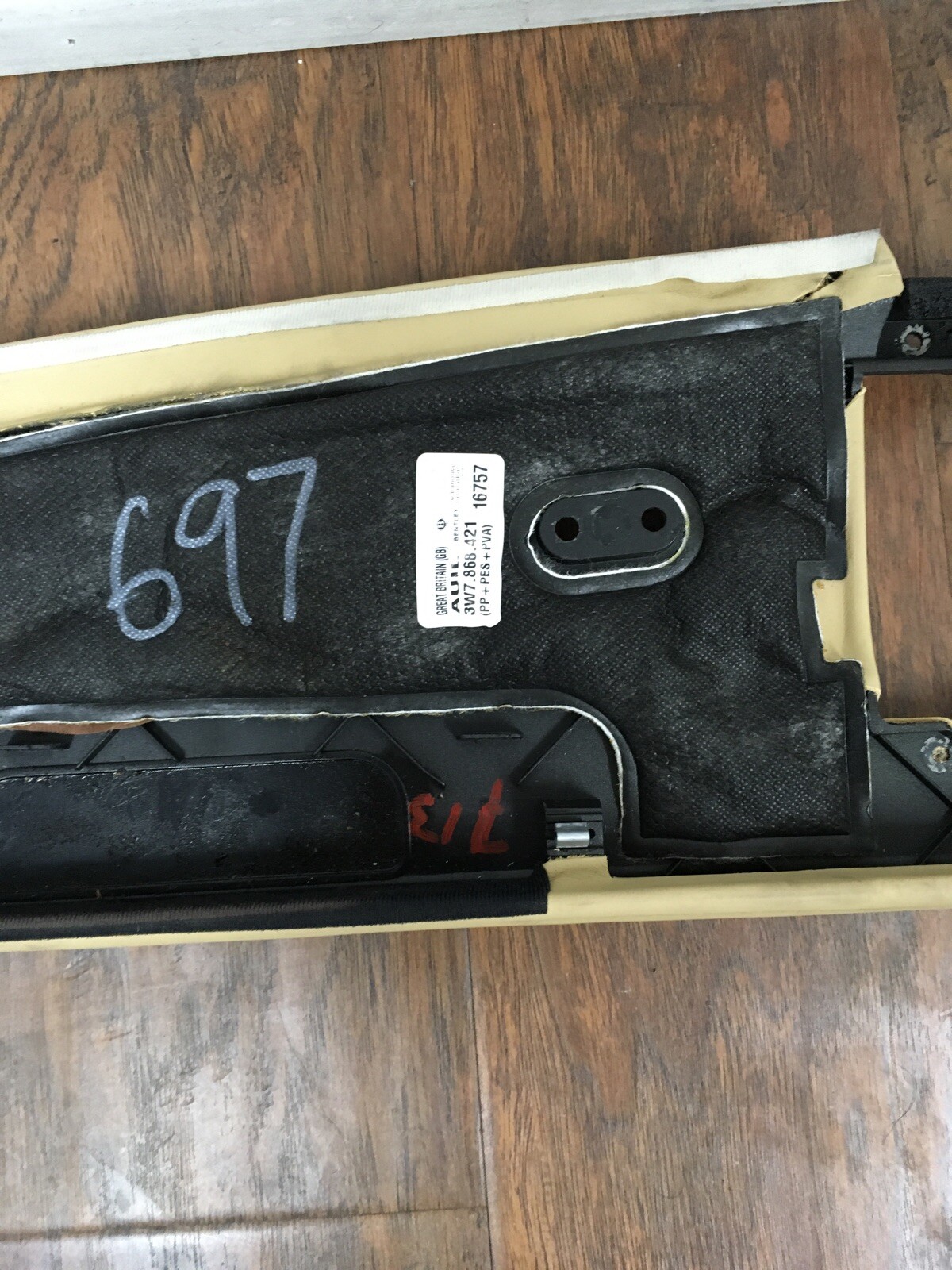 2007 Bentley Continental GTC Over Head Console Trim 3W7867251