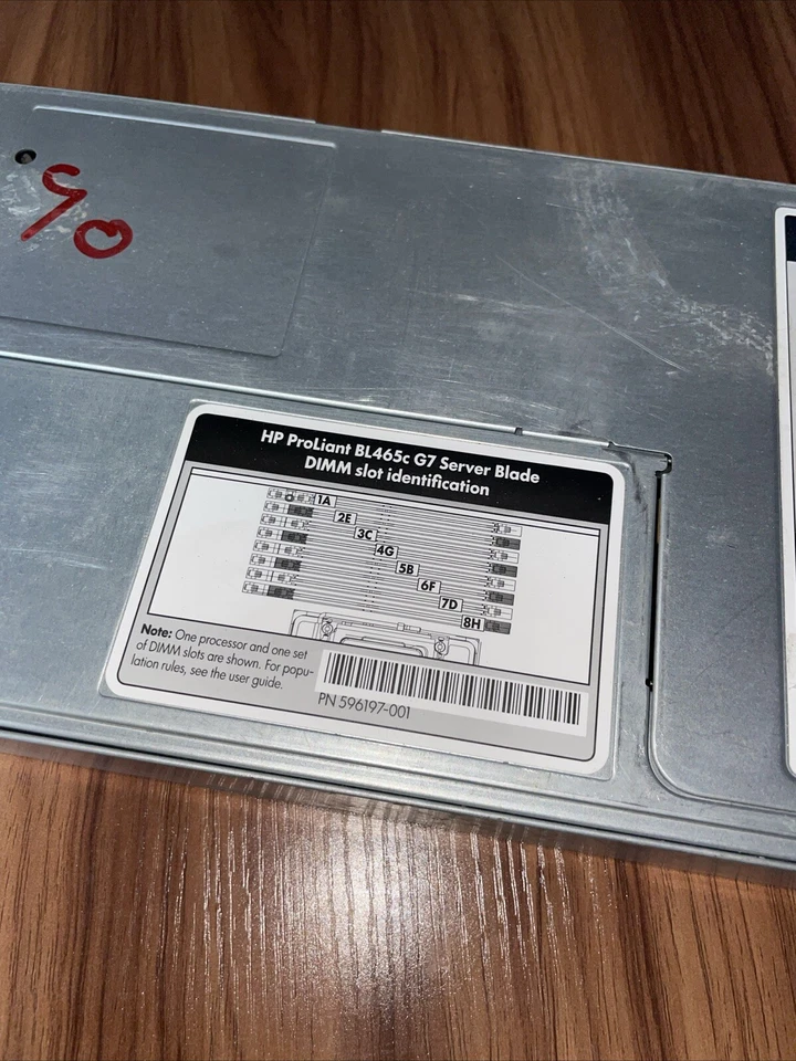 HP ProLiant BL465c G7 Blade Server 2 x AMD Opteron 12-Core 6176 300GB RAM P410i - Image 4 of 4