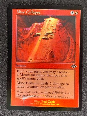 Mine Collapse 408 Common Modern Horizons Magic MTG 2021 Foil [2]