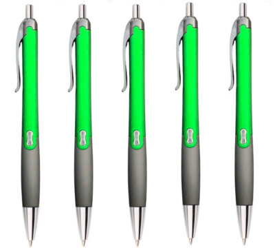 Akyandoo 5 Premium Kugelschreiber Kuli Druckkugelschreiber Stift Grün Qualität
