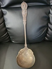 William Rogers Silverplate  Punch Soup Ladle Large 11” No Monogram Ornate