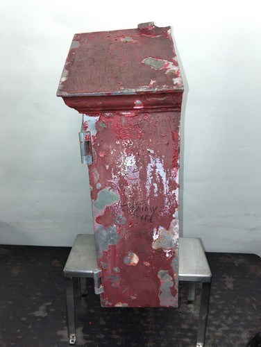 Antica stazione antincendio/call box Gamewell alluminio fuso anni 20/leggi descrizione - Foto 11 di 13